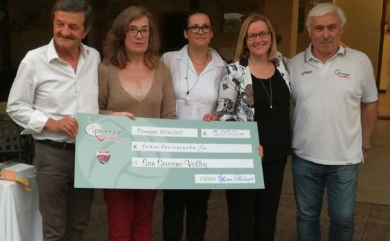 Solidarietà da Correggio per il volley settempedano